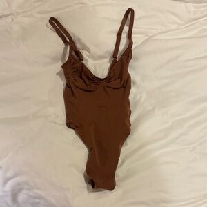Skims Brown Bodysuit